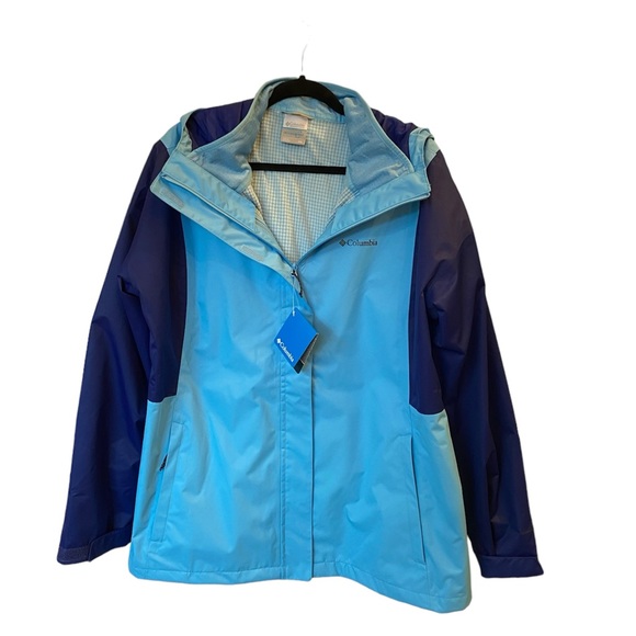 Columbia Women's Hikebound Interchange Blue Winter Jacket with Hood - Picture 9 of 13